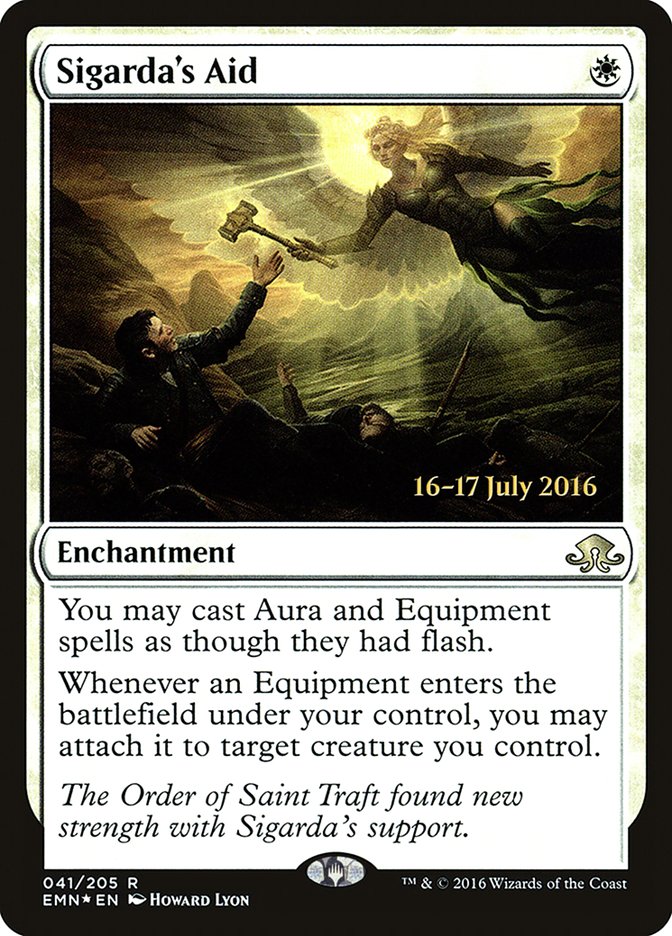 Sigarda's Aid [Eldritch Moon Prerelease Promos] | Deep Dive Games St. Marys