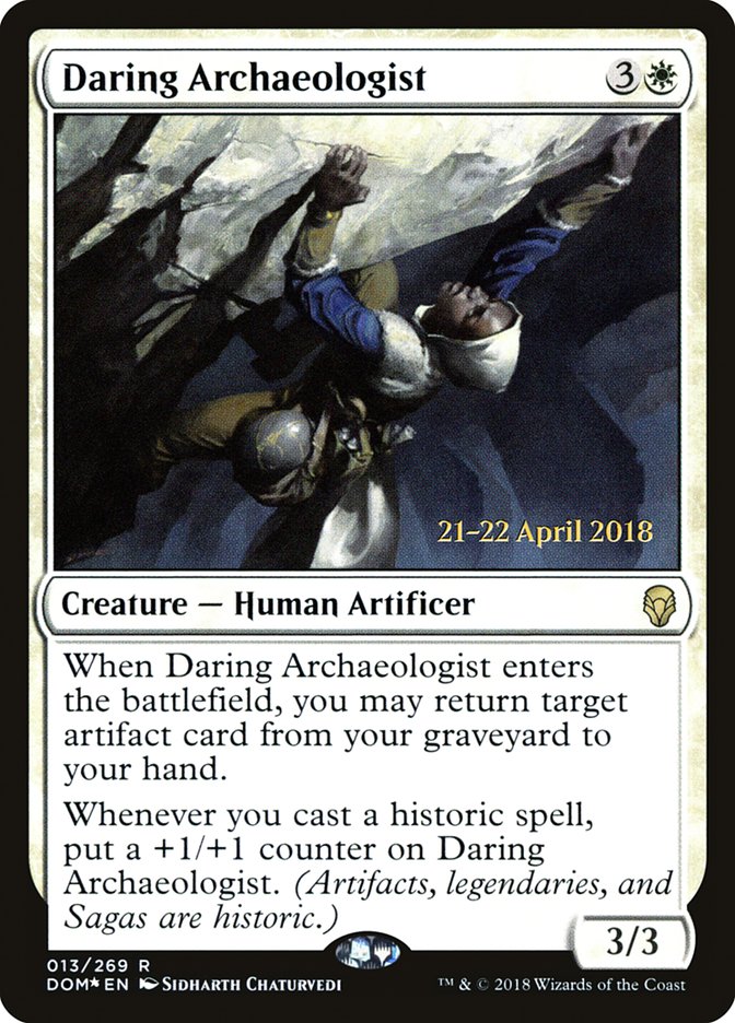 Daring Archaeologist [Dominaria Prerelease Promos] | Deep Dive Games St. Marys