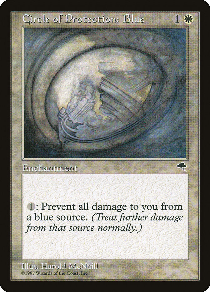 Circle of Protection: Blue [Tempest] | Deep Dive Games St. Marys