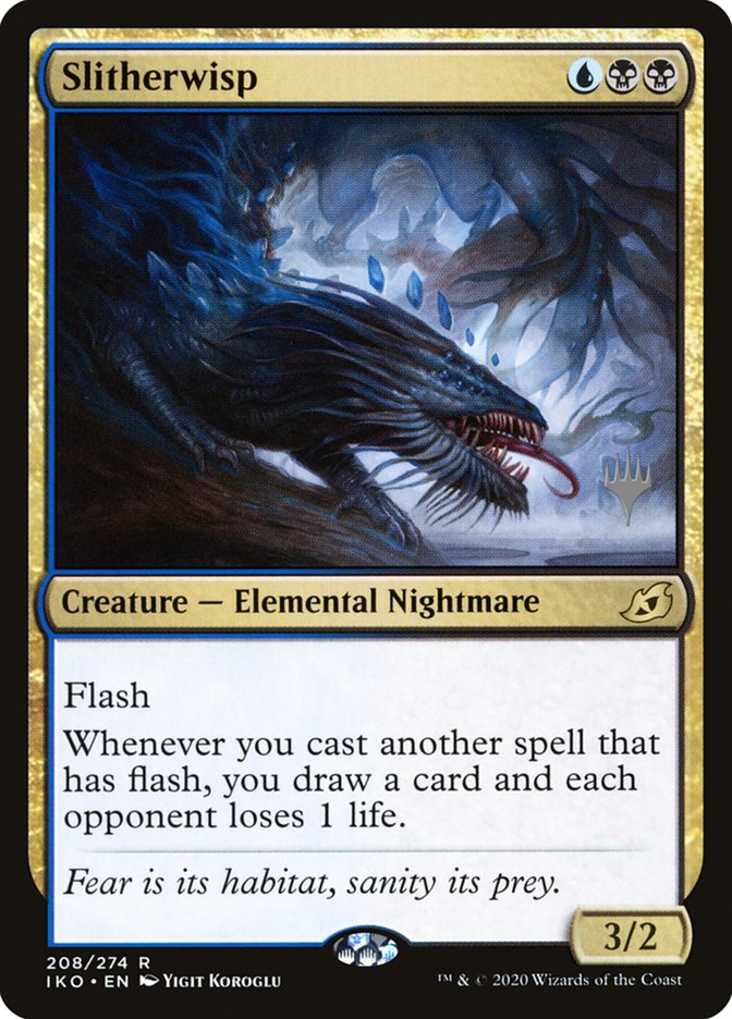 Slitherwisp (Promo Pack) [Ikoria: Lair of Behemoths Promos] | Deep Dive Games St. Marys