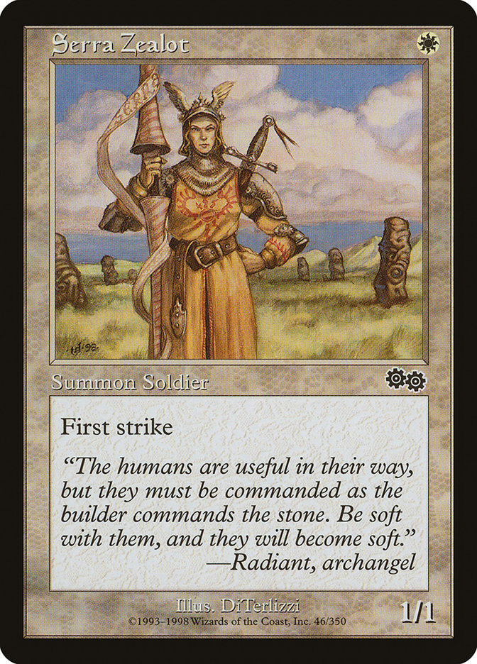 Serra Zealot [Urza's Saga] | Deep Dive Games St. Marys