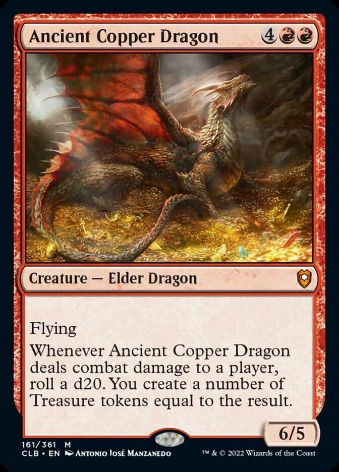 Ancient Copper Dragon [Commander Legends: Battle for Baldur's Gate] | Deep Dive Games St. Marys