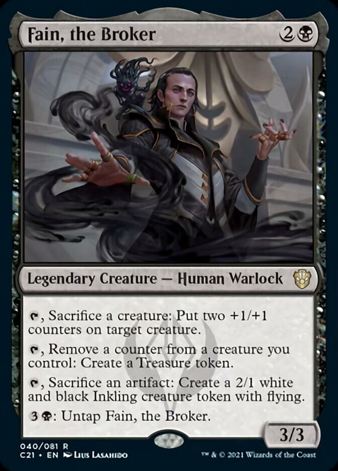Fain, the Broker [Commander 2021] | Deep Dive Games St. Marys