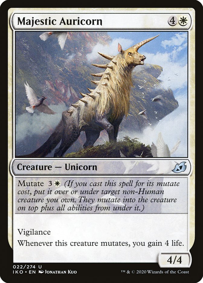 Majestic Auricorn [Ikoria: Lair of Behemoths] | Deep Dive Games St. Marys