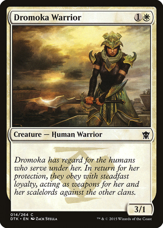 Dromoka Warrior [Dragons of Tarkir] | Deep Dive Games St. Marys