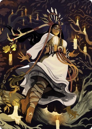 Candlegrove Witch 2 Art Card [Innistrad: Midnight Hunt Art Series] | Deep Dive Games St. Marys