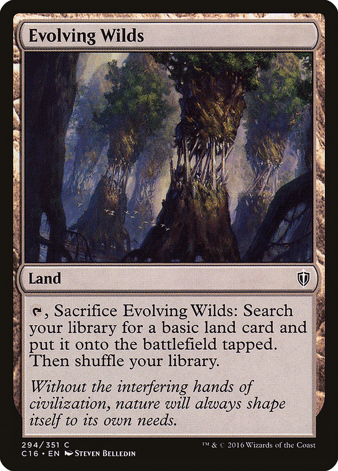 Evolving Wilds [Commander 2016] | Deep Dive Games St. Marys