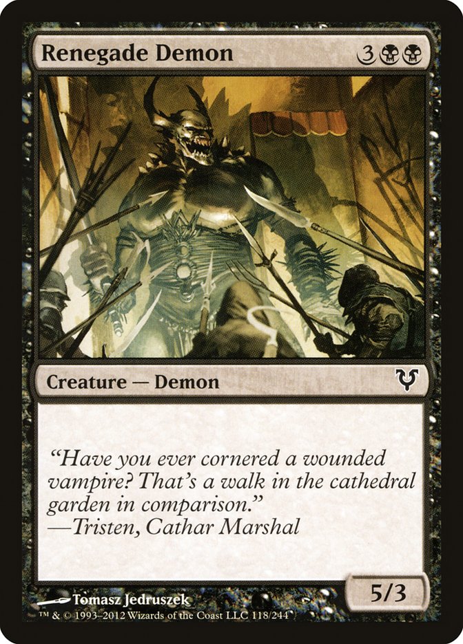 Renegade Demon [Avacyn Restored] | Deep Dive Games St. Marys