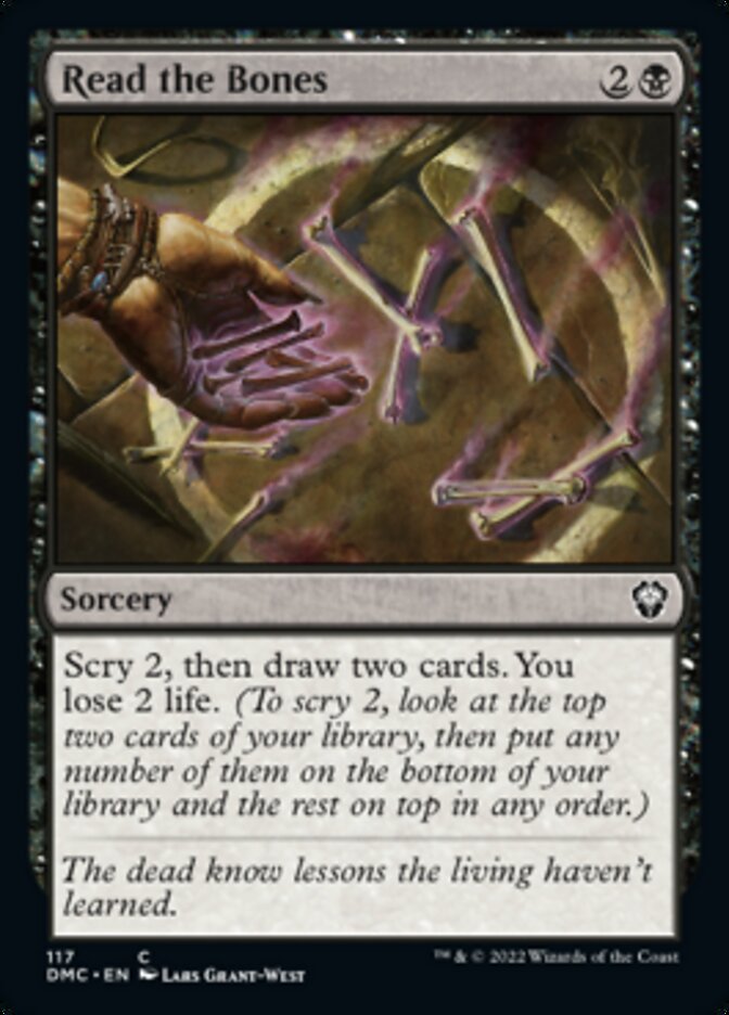 Read the Bones [Dominaria United Commander] | Deep Dive Games St. Marys