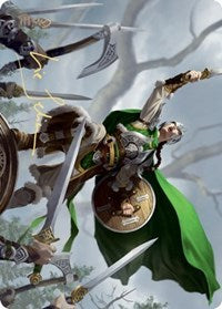 Maja, Bretagard Protector Art Card (Gold-Stamped Signature) [Kaldheim Art Series] | Deep Dive Games St. Marys