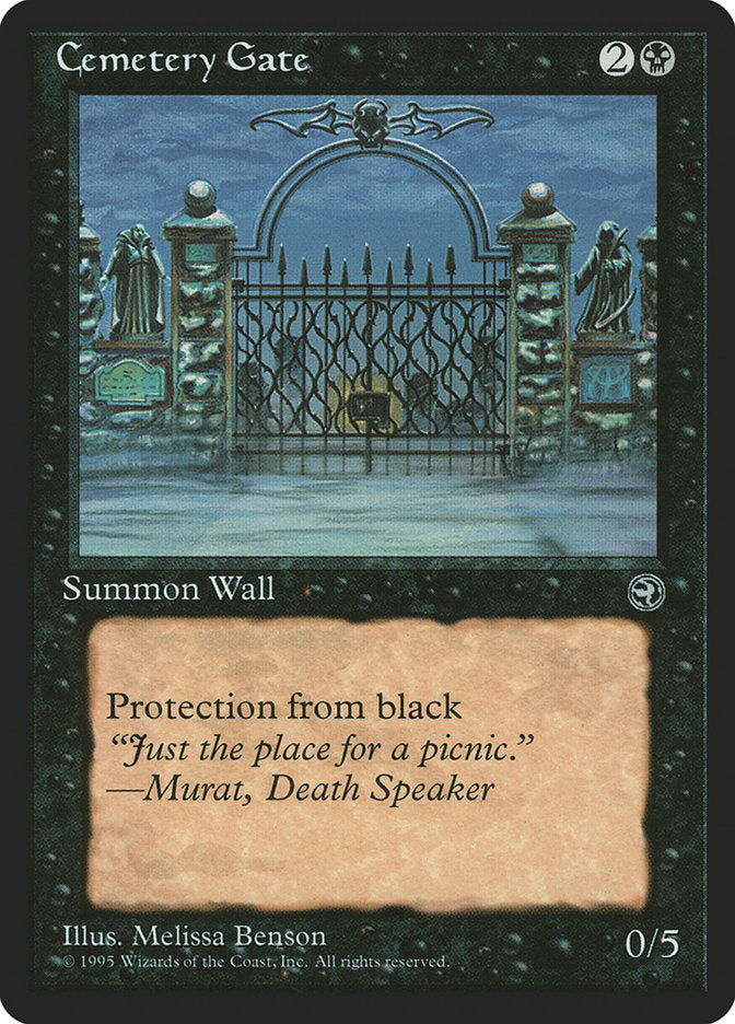Cemetery Gate (Murat Flavor Text) [Homelands] | Deep Dive Games St. Marys