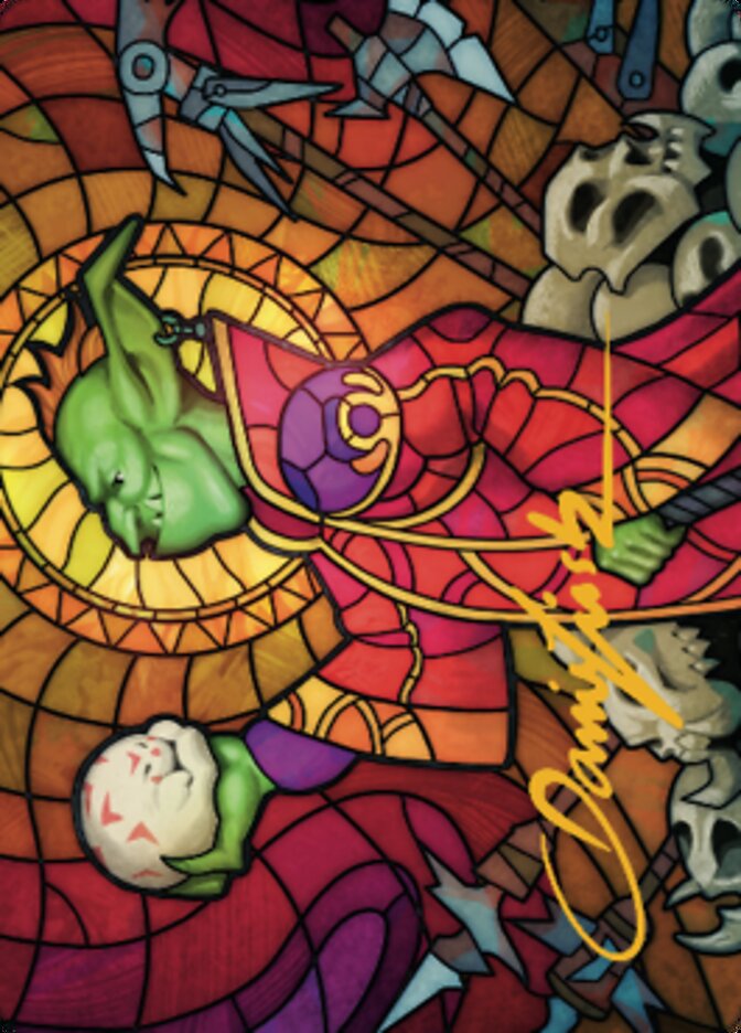 Squee, Dubious Monarch Art Card (Gold-Stamped Signature) [Dominaria United Art Series] | Deep Dive Games St. Marys