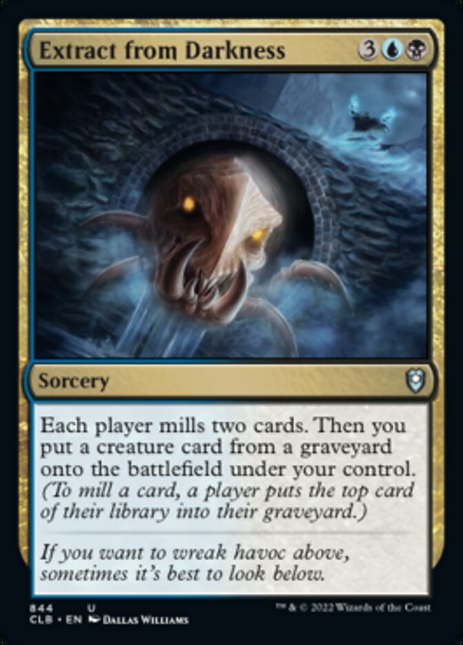 Extract from Darkness [Commander Legends: Battle for Baldur's Gate] | Deep Dive Games St. Marys