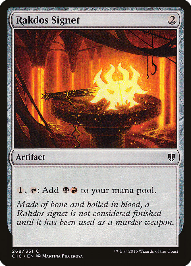 Rakdos Signet [Commander 2016] | Deep Dive Games St. Marys