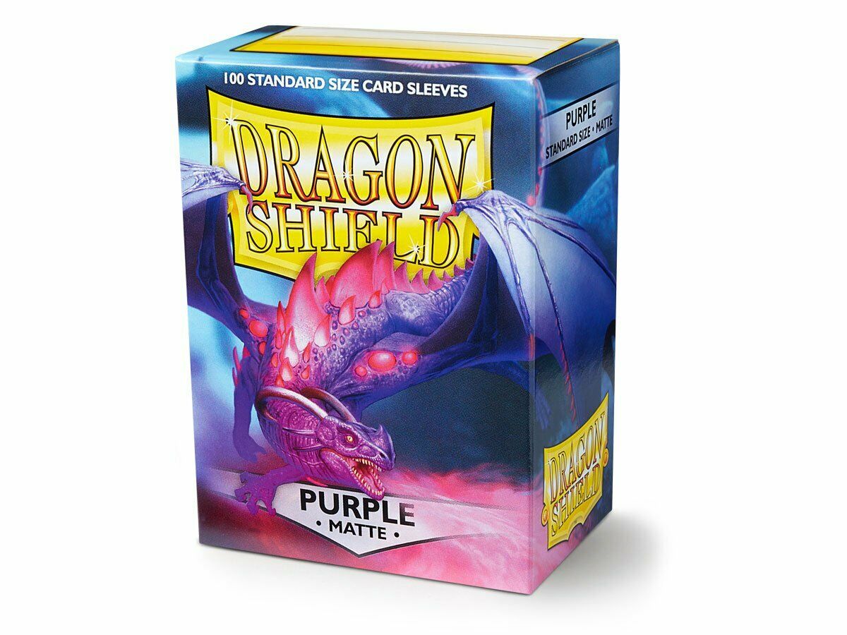 Dragon Shield 100ct Box Deck Protector Matte Purple | Deep Dive Games St. Marys