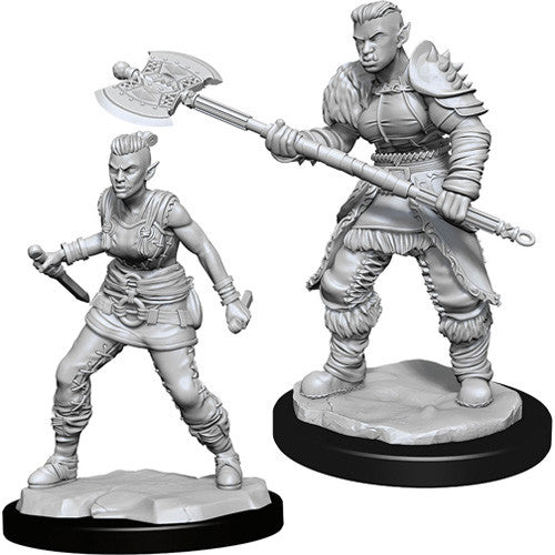 D&D Nolzur's Marvelous Unpainted Minis: W13 Female Orc Barbarian | Deep Dive Games St. Marys