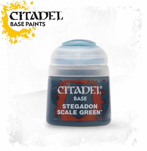 Citadel Colour Base: Stegadon Scale Green | Deep Dive Games St. Marys