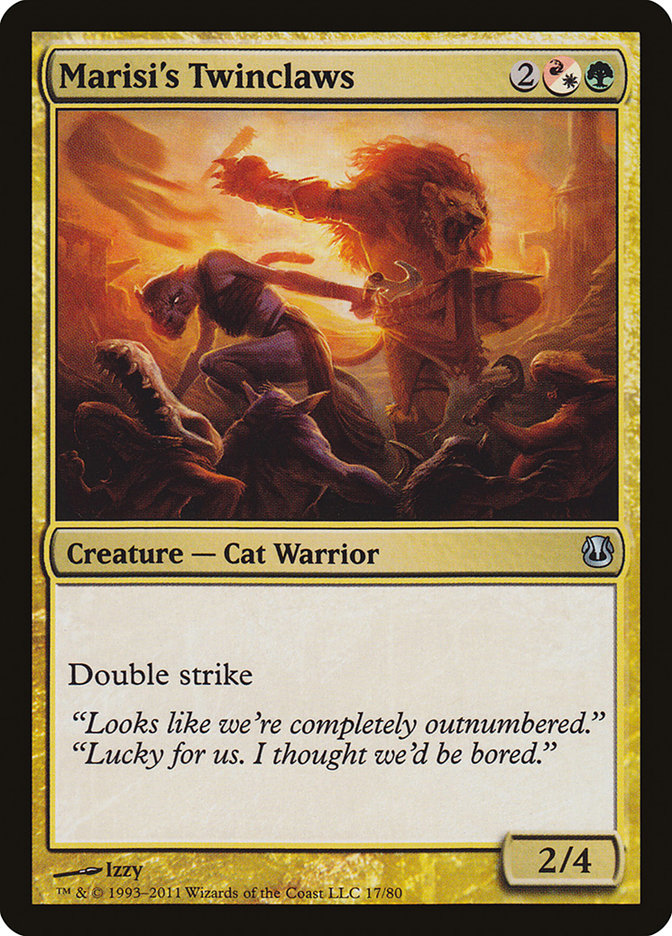 Marisi's Twinclaws [Duel Decks: Ajani vs. Nicol Bolas] | Deep Dive Games St. Marys