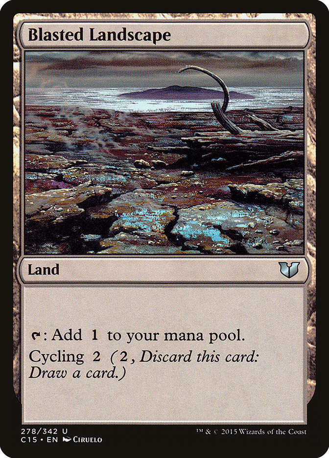 Blasted Landscape [Commander 2015] | Deep Dive Games St. Marys
