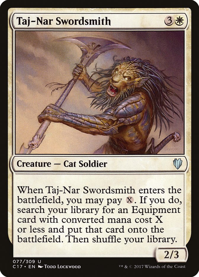 Taj-Nar Swordsmith [Commander 2017] | Deep Dive Games St. Marys