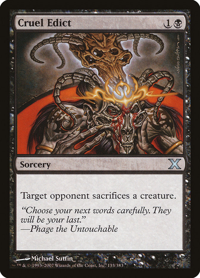 Cruel Edict [Tenth Edition] | Deep Dive Games St. Marys