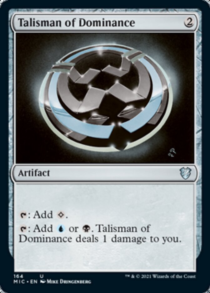 Talisman of Dominance [Innistrad: Midnight Hunt Commander] | Deep Dive Games St. Marys