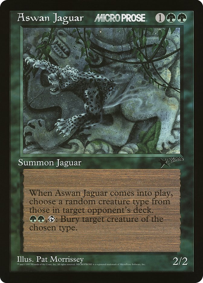 Aswan Jaguar [MicroProse Promos] | Deep Dive Games St. Marys