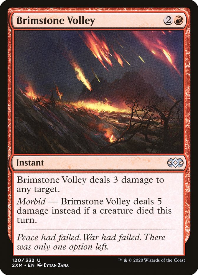 Brimstone Volley [Double Masters] | Deep Dive Games St. Marys