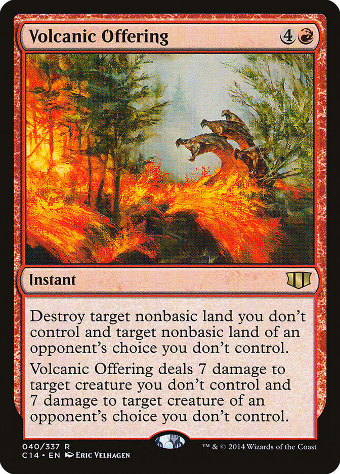 Volcanic Offering [Commander 2014] | Deep Dive Games St. Marys