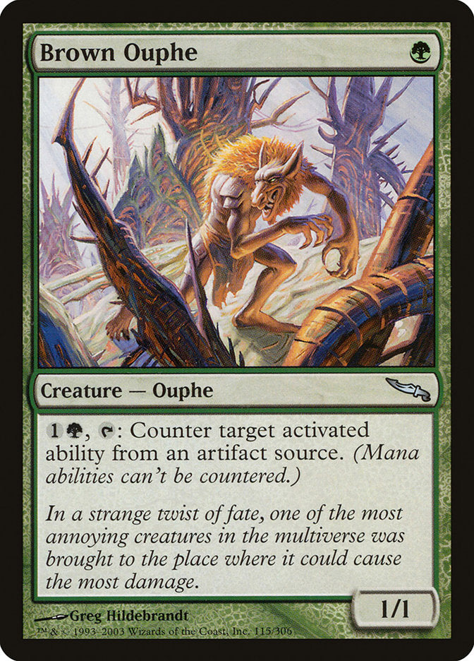 Brown Ouphe [Mirrodin] | Deep Dive Games St. Marys