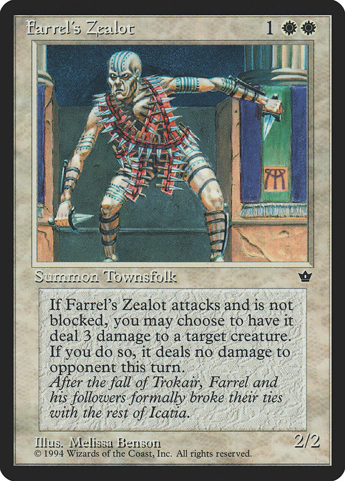 Farrel's Zealot (Melissa A. Benson) [Fallen Empires] | Deep Dive Games St. Marys