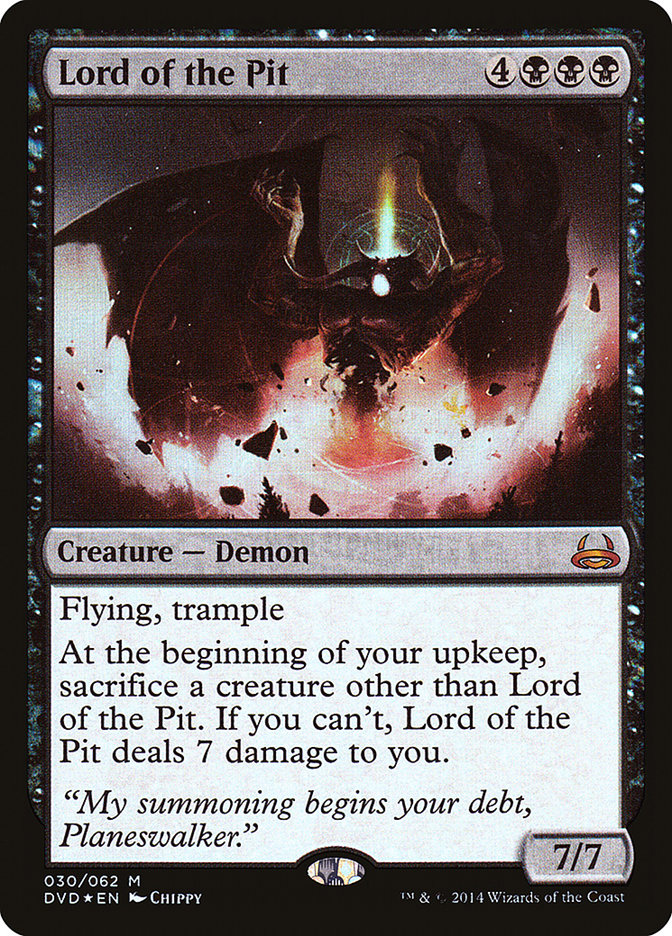 Lord of the Pit (Divine vs. Demonic) [Duel Decks Anthology] | Deep Dive Games St. Marys
