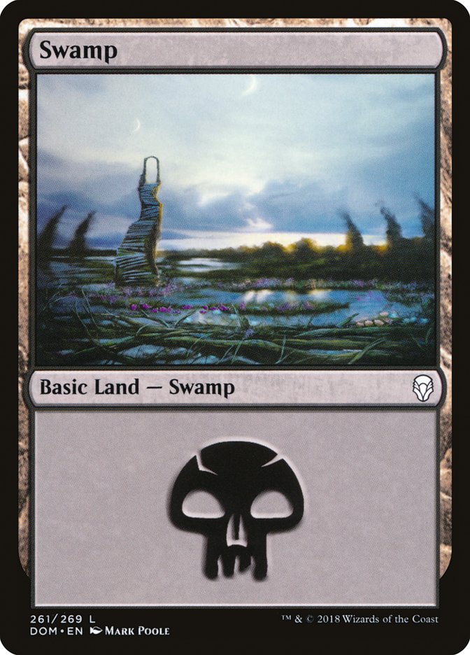 Swamp (261) [Dominaria] | Deep Dive Games St. Marys