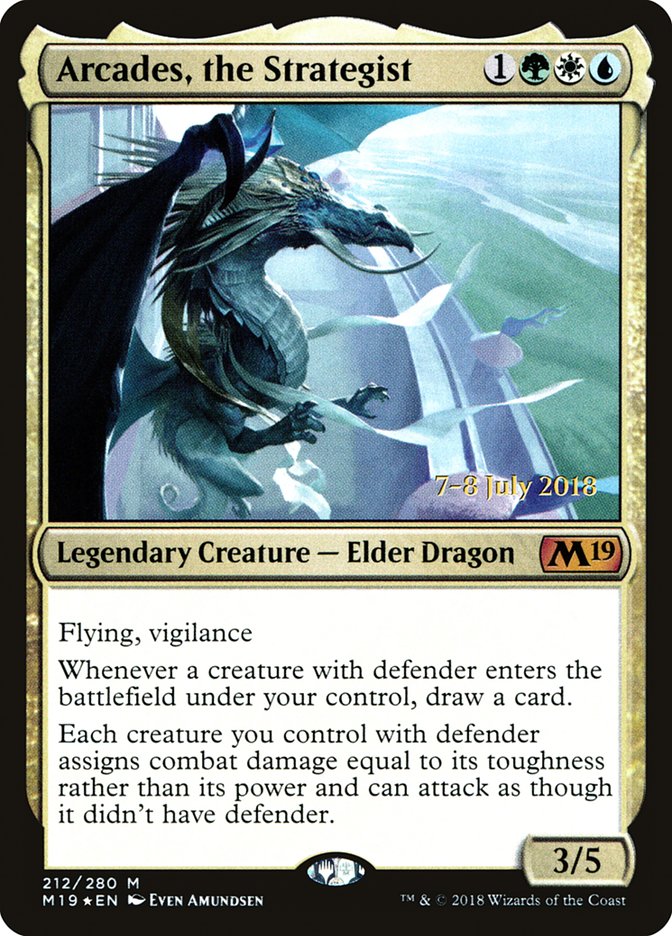 Arcades, the Strategist [Core Set 2019 Prerelease Promos] | Deep Dive Games St. Marys