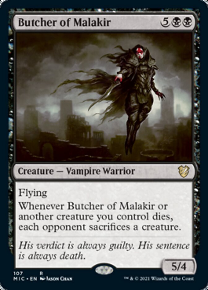Butcher of Malakir [Innistrad: Midnight Hunt Commander] | Deep Dive Games St. Marys