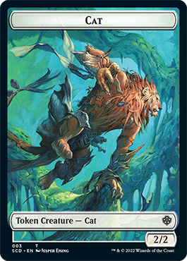 Insect // Cat Double-Sided Token [Starter Commander Decks] | Deep Dive Games St. Marys