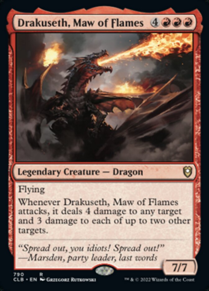 Drakuseth, Maw of Flames [Commander Legends: Battle for Baldur's Gate] | Deep Dive Games St. Marys