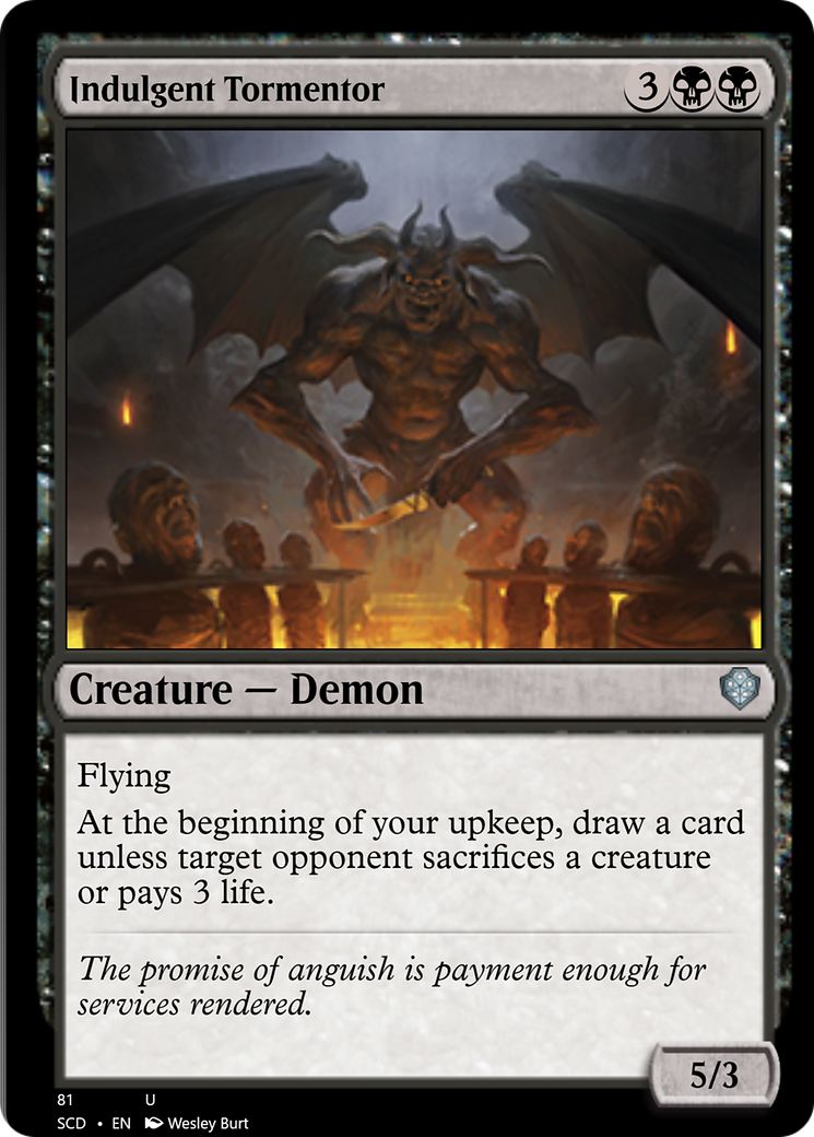 Indulgent Tormentor [Starter Commander Decks] | Deep Dive Games St. Marys