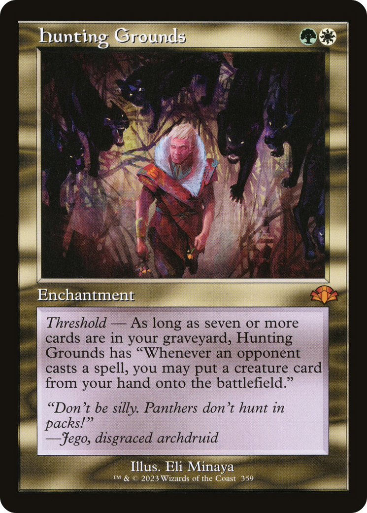 Hunting Grounds (Retro) [Dominaria Remastered] | Deep Dive Games St. Marys