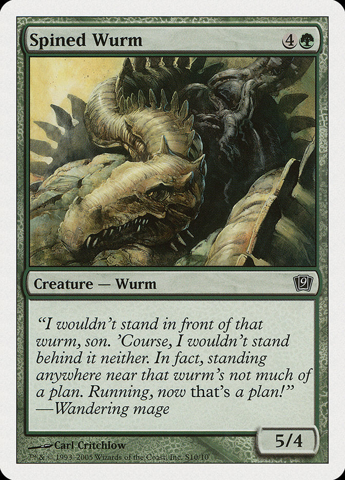 Spined Wurm [Ninth Edition] | Deep Dive Games St. Marys