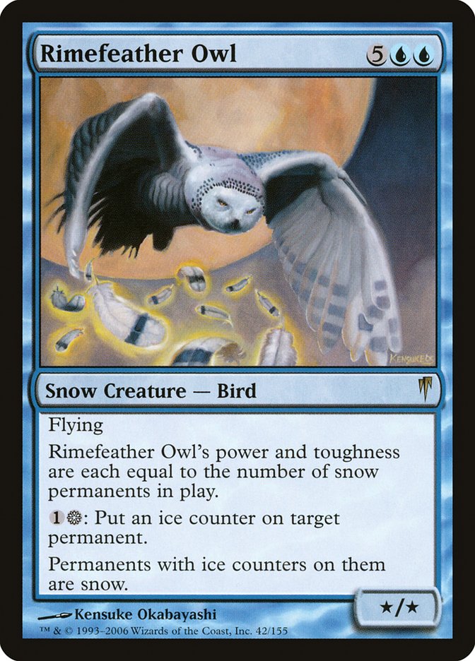 Rimefeather Owl [Coldsnap] | Deep Dive Games St. Marys