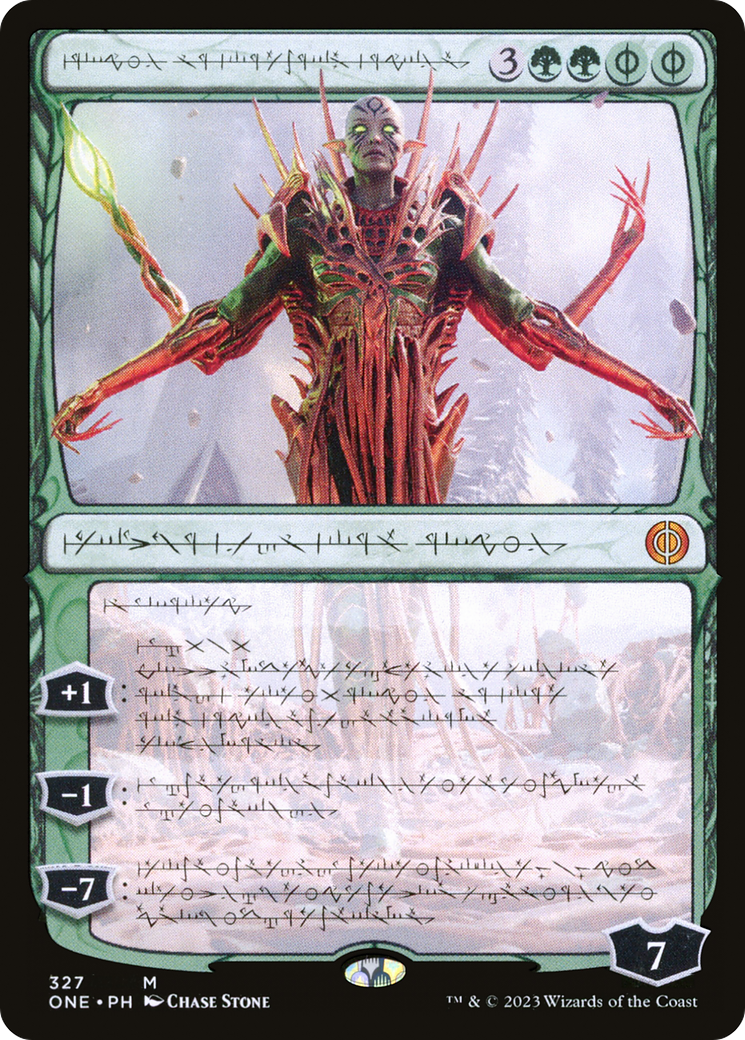Nissa, Ascended Animist (Phyrexian) [Phyrexia: All Will Be One] | Deep Dive Games St. Marys