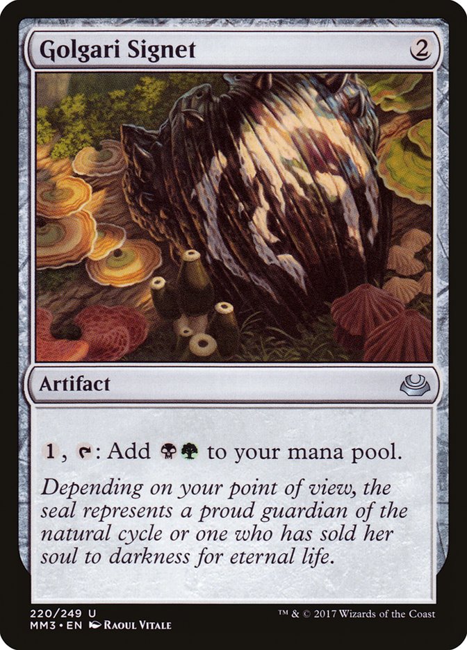 Golgari Signet [Modern Masters 2017] | Deep Dive Games St. Marys