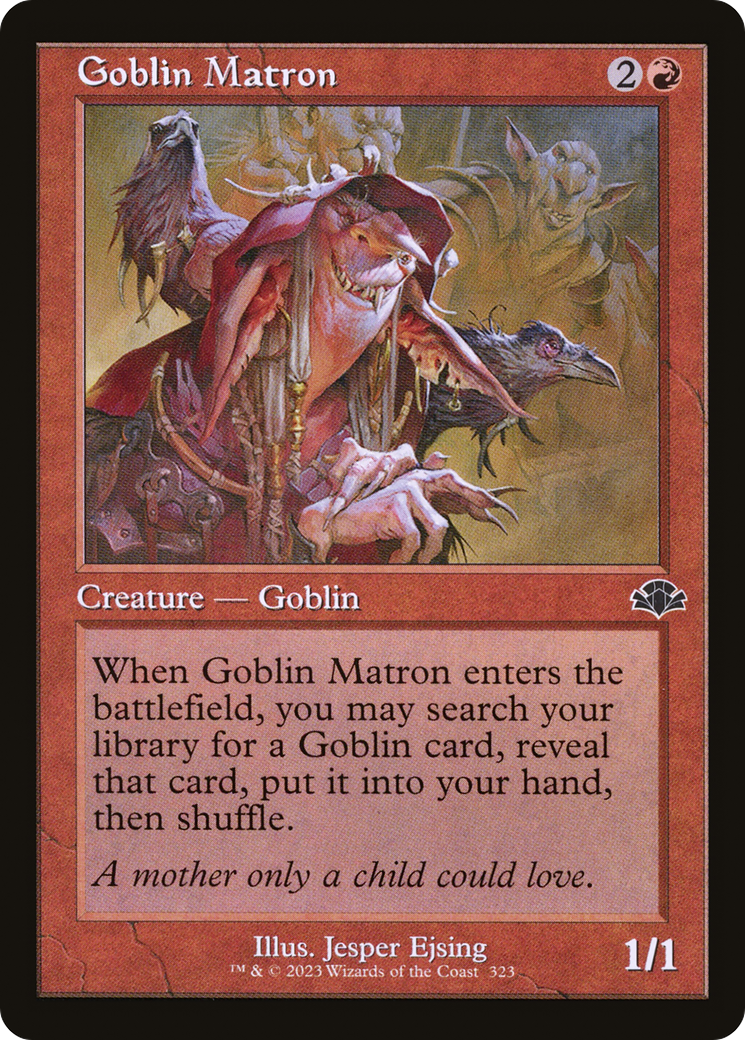 Goblin Matron (Retro) [Dominaria Remastered] | Deep Dive Games St. Marys