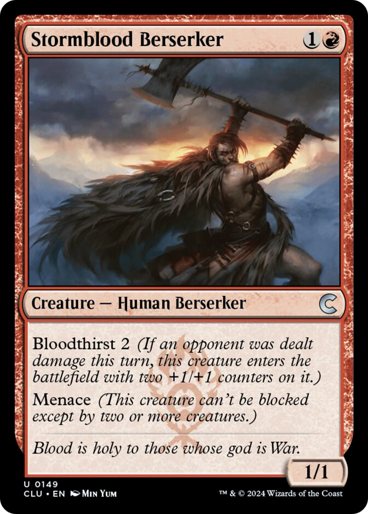 Stormblood Berserker [Ravnica: Clue Edition] | Deep Dive Games St. Marys
