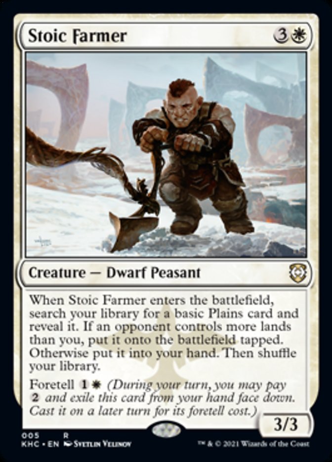 Stoic Farmer [Kaldheim Commander] | Deep Dive Games St. Marys