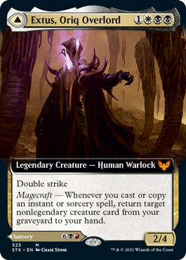 Extus, Oriq Overlord // Awaken the Blood Avatar (Extended Art) [Strixhaven: School of Mages] | Deep Dive Games St. Marys