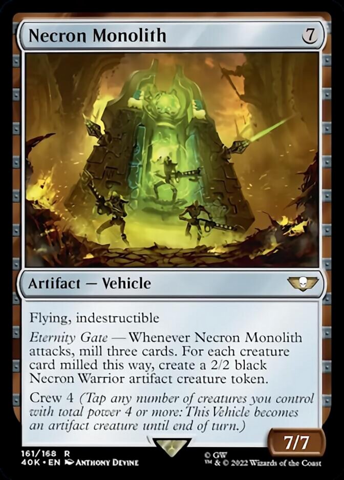 Necron Monolith (Surge Foil) [Warhammer 40,000] | Deep Dive Games St. Marys