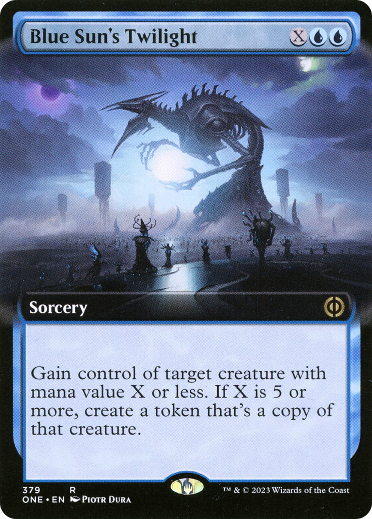 Blue Sun's Twilight (Extended Art) [Phyrexia: All Will Be One] | Deep Dive Games St. Marys