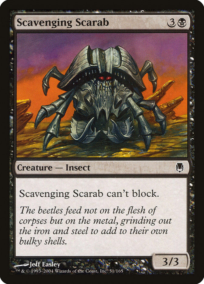 Scavenging Scarab [Darksteel] | Deep Dive Games St. Marys